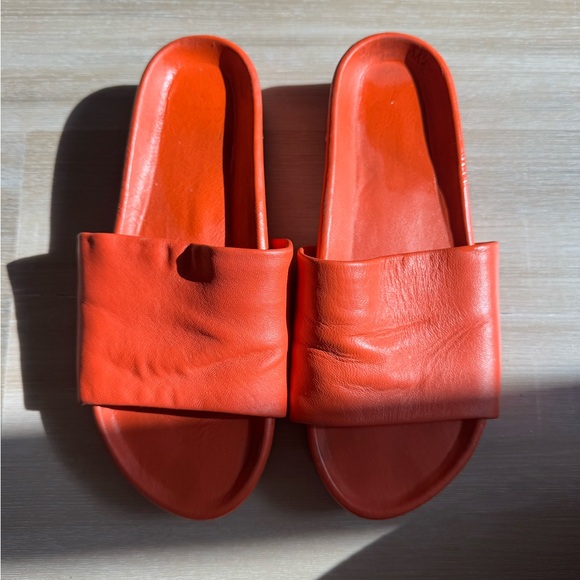 beek Shoes - beek pelican electric orange sandals